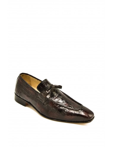 Croc Imprinted Tapered Toe Loafer -...
