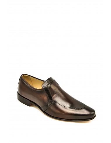 Classic Plain Apron Loafers - Brown
